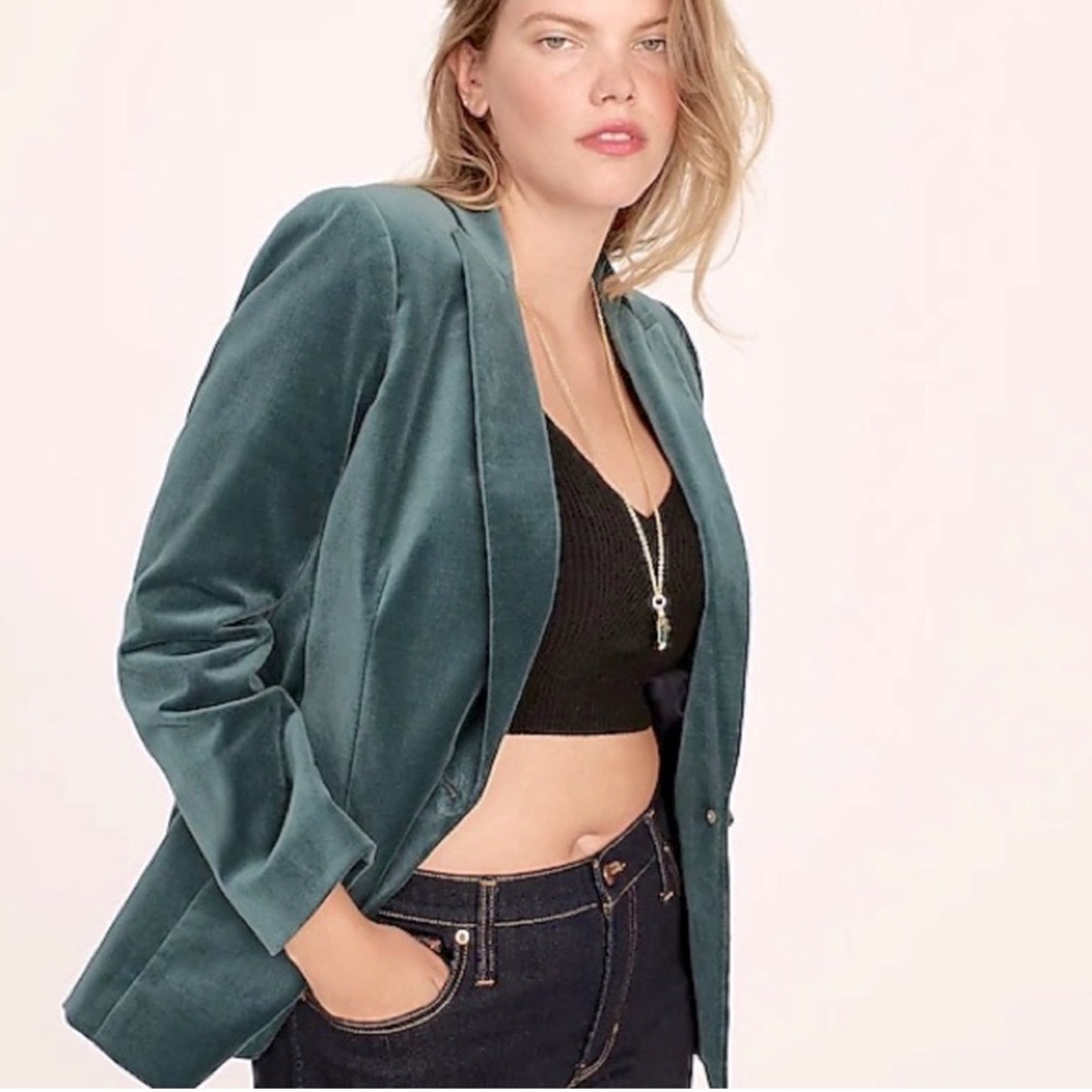 J.Crew Velvet Blazer
